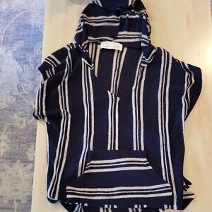 Vintage Havana Navy and Cream Striped Top